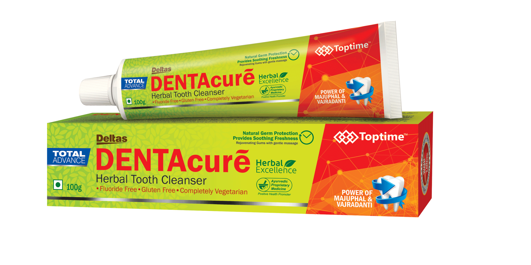 Dentacure Herbal Tooth Cleanser - DeltasPharma India Pvt Ltd